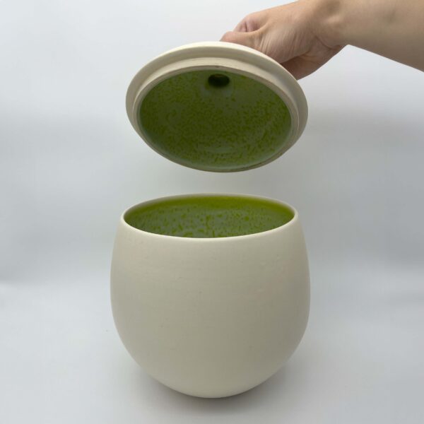 FRASCO ALTO CON TAPA VERDE CLARO - Image 2